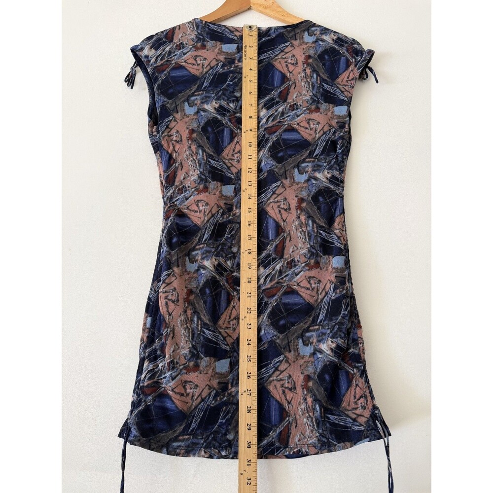 Vivienne Tam Dress Womens Size Small Mesh Abstract Ruched - Picture 8 of 9